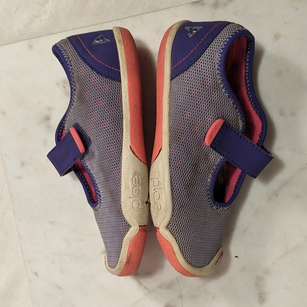 PLAE Chloe Passion Flower Sneaker Flex Sole Toe Guard Youth 11 Euro 28 - Picture 6 of 8